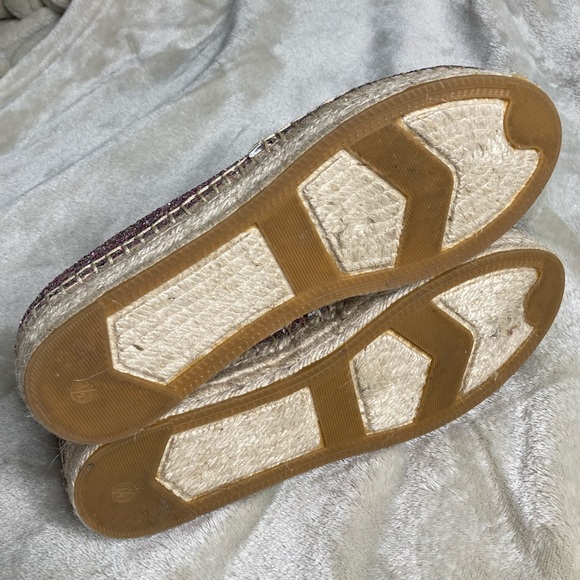 Kate Spade Linds Too Glitter Rose Gold Espadrilles - Picture 7 of 8
